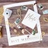 Partydecor Wedding Selfie Photo Frame Kit Party Props 1 Partydecor Wedding Selfie Photo Frame Kit Party Props