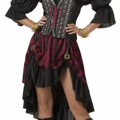 California Costumes Wench Pirate Deluxe Costume Historical Costumes