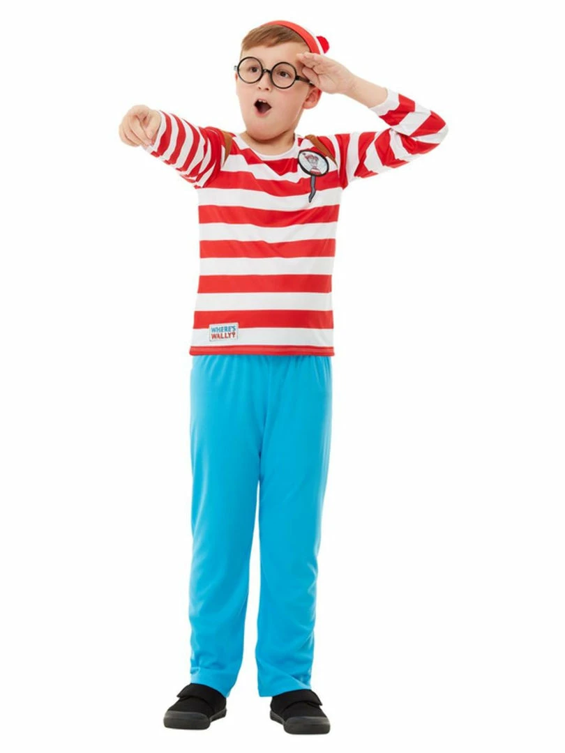 Smiffy's Book Week Deluxe Where's Wally Costume Child's 3 Smiffy's Book Week Deluxe Where's Wally Costume Child's