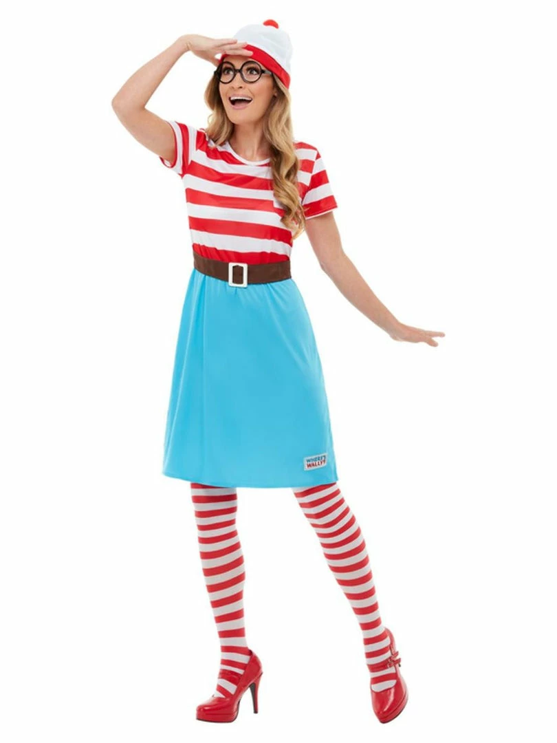 Smiffy's Where's Wally Wenda Costume Adult 5 Smiffy's Where's Wally Wenda Costume Adult
