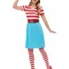 Smiffy's Where's Wally Wenda Costume Adult 1 Smiffy's Where's Wally Wenda Costume Adult