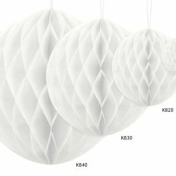 Partydecor White Honeycomb Decoration 10cm Christmas Gift And Decoration Ideas