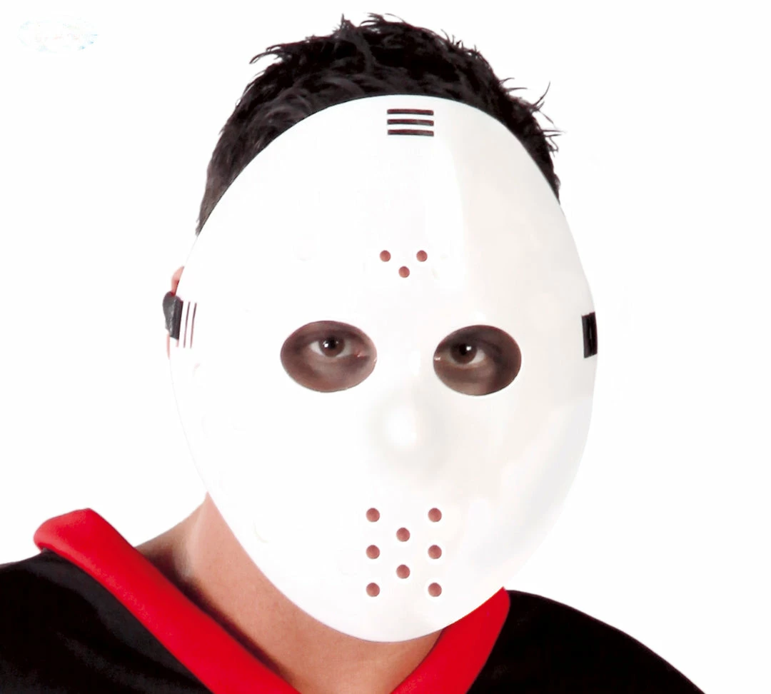 Fiestas Guirca White Hockey Mask 3 Fiestas Guirca White Hockey Mask