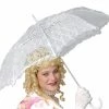 Fiestas Guirca Victorian Costumes Victorian Edwardian White Lace Parasol Umbrella