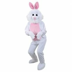 Wicked Animal White Mascot Bunny Rabbit Costume