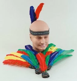 My Fancy Dress Western Costumes Indian Headband With Feathers 3 My Fancy Dress Western Costumes Indian Headband With Feathers