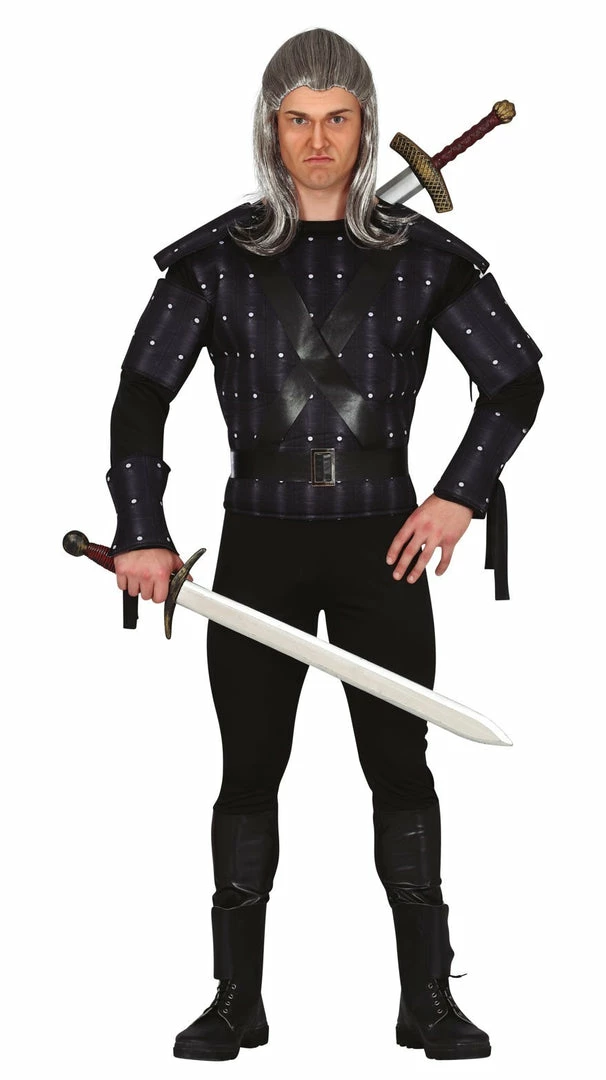 Fiestas Guirca Witch Hunter Costume Men's Halloween 3 Fiestas Guirca Witch Hunter Costume Men's Halloween