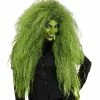 Widmann Witch Wig Green 2 Widmann Witch Wig Green
