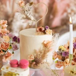 Partydecor Valentines Wooden Heart Cake Topper 7 Partydecor Valentines Wooden Heart Cake Topper