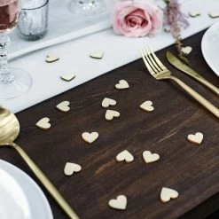 Partydecor Wooden Confetti Hearts