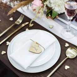 Partydecor Wooden Confetti Hearts