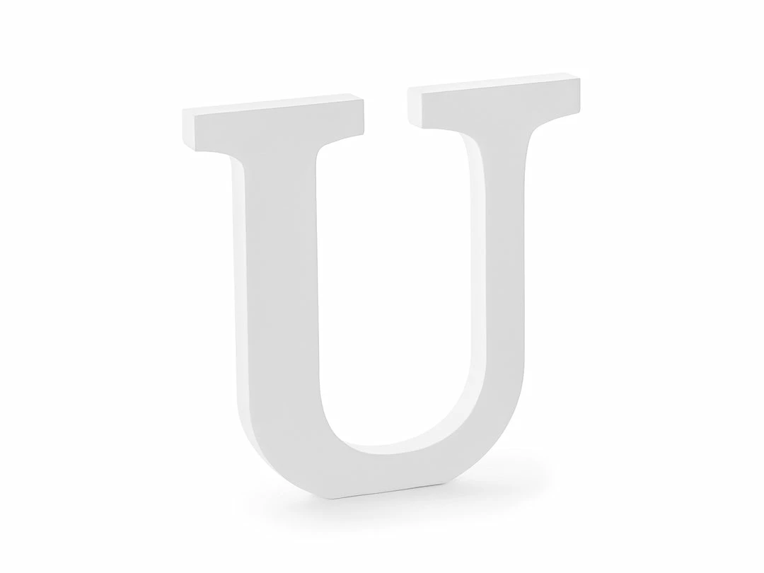 Partydecor Wooden Letter U Wedding Decor 3 Partydecor Wooden Letter U Wedding Decor