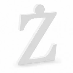 Partydecor Wooden Polish Letter Ż Wedding Decor