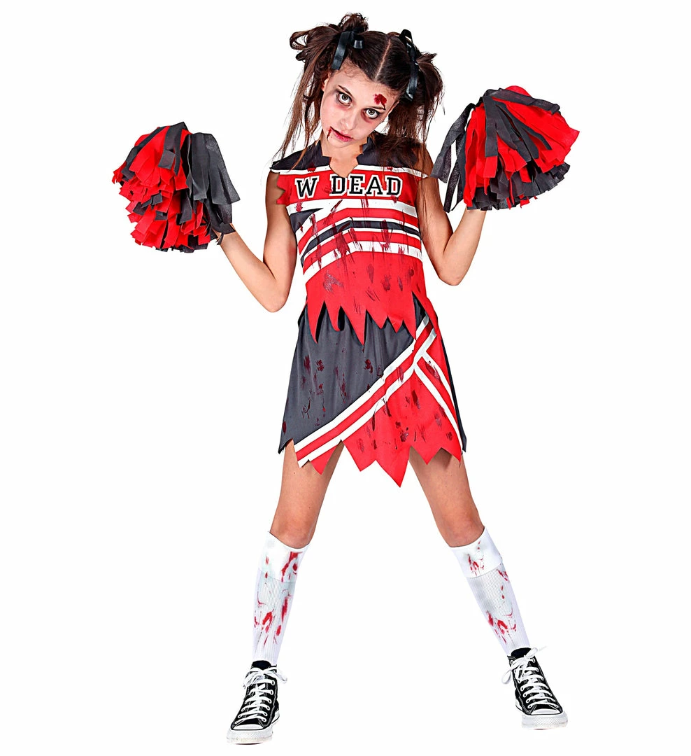 Widmann Zombie Cheerleader Girls Costume Halloween 3 Widmann Zombie Cheerleader Girls Costume Halloween