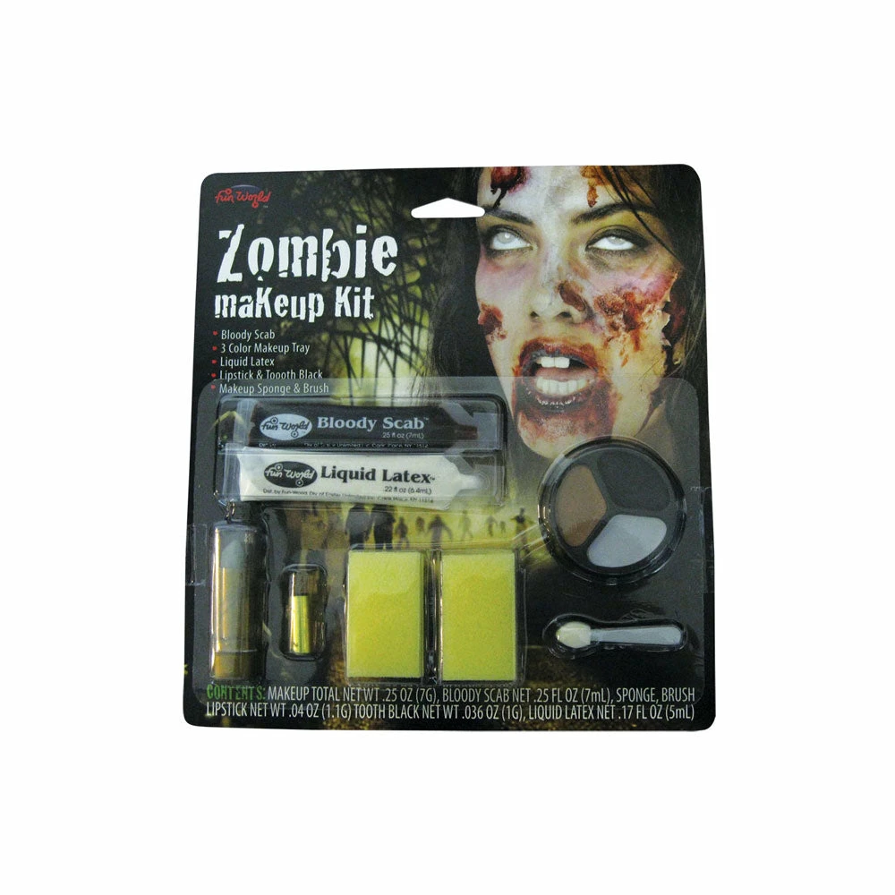 My Fancy Dress Zombie Makeup Kit 3 My Fancy Dress Zombie Makeup Kit