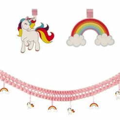 Fiestas Guirca Unicorn Garland 6 Piece Party Decoration