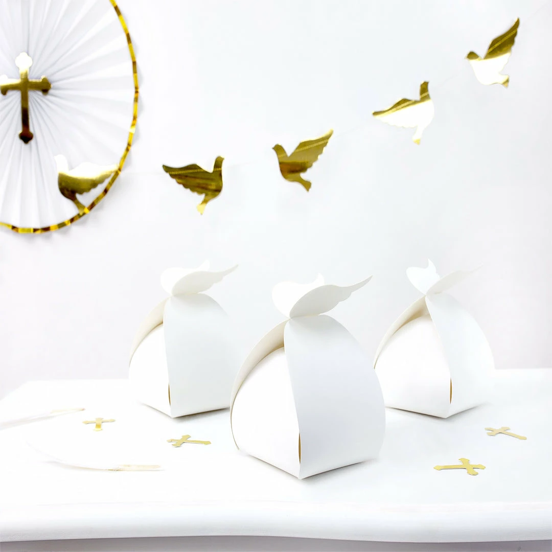 Partydecor Cake Boxes With Wings White Pack Of 10 3 Partydecor Cake Boxes With Wings White Pack Of 10