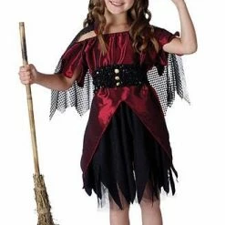 Bristol Burgundy Witch Costume Halloween