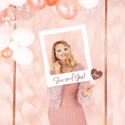 Partydecor She Said Yes Selfie Photo Frame 7 Partydecor She Said Yes Selfie Photo Frame