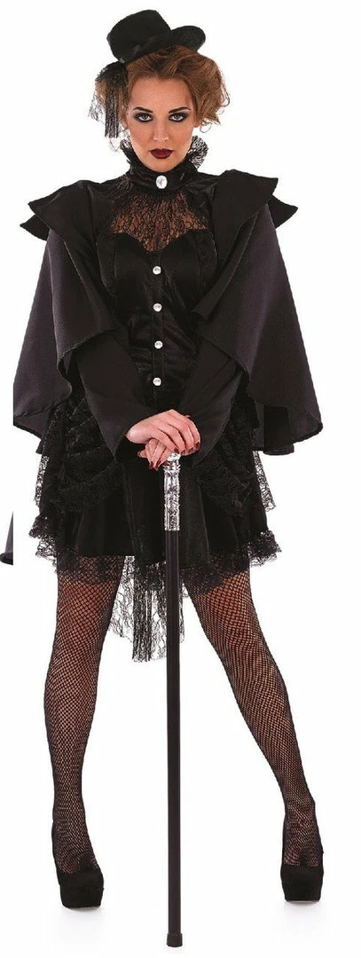 Funshack Halloween Ladies Victorian Widow Costume 4 Funshack Halloween Ladies Victorian Widow Costume