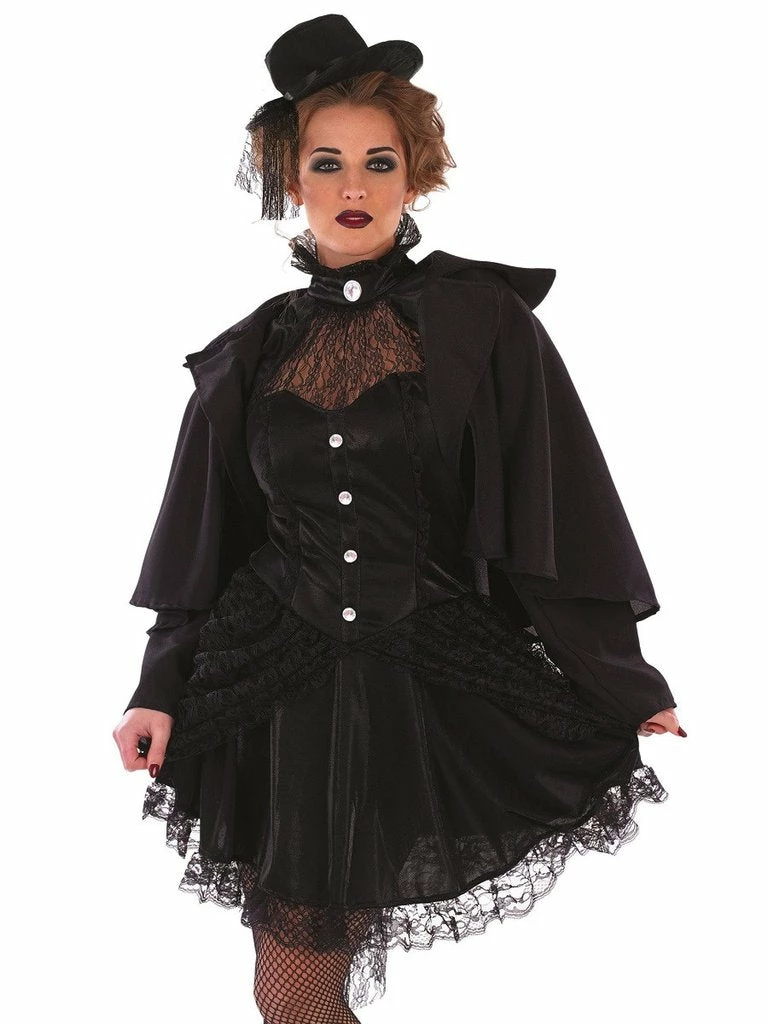 Funshack Halloween Ladies Victorian Widow Costume 3 Funshack Halloween Ladies Victorian Widow Costume