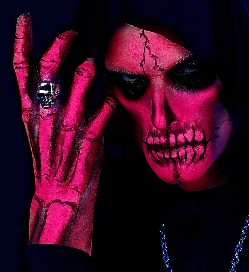 Widmann Facepaints & FX Neon Paint Aqua Face And Body Paint 30ml Pink 6 Widmann Facepaints & FX Neon Paint Aqua Face And Body Paint 30ml Pink