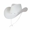 Wicked Texan Cowboy Hat White 2 Wicked Texan Cowboy Hat White