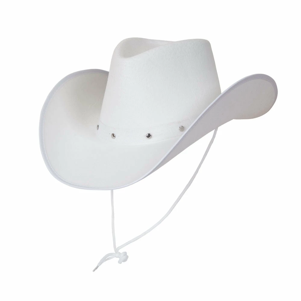 Wicked Texan Cowboy Hat White 3 Wicked Texan Cowboy Hat White