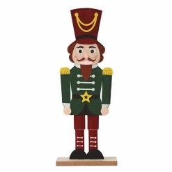 Fiestas Guirca Christmas Gift And Decoration Ideas Wooden Felt Christmas Nutcracker Soldier